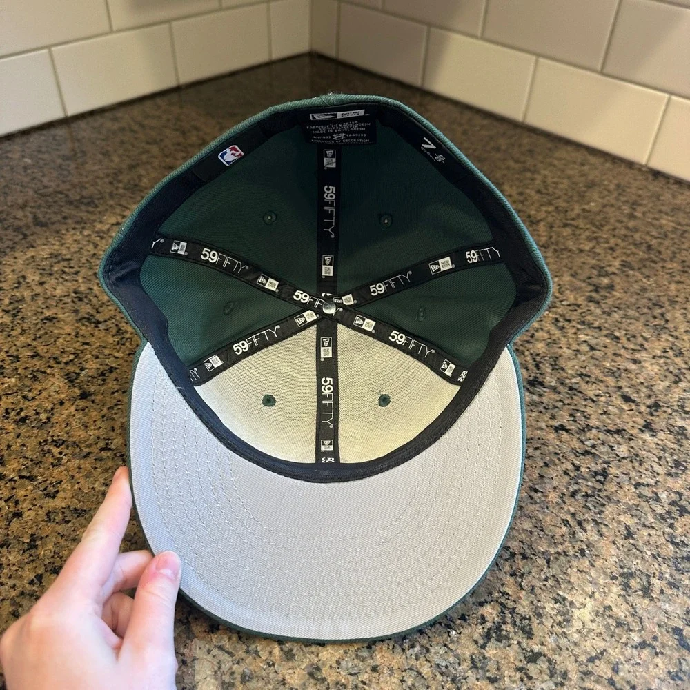 Milwaukee Bucks New‎ Era 59FIFTY Fitted Hat 7 5/8 Green Polyester